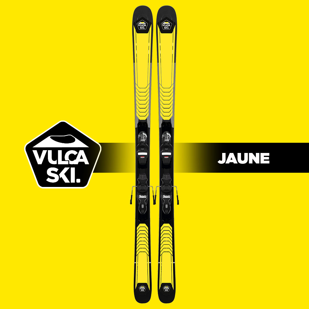 Kit Déco Ski VULCASKI VIVID Jaune 2023