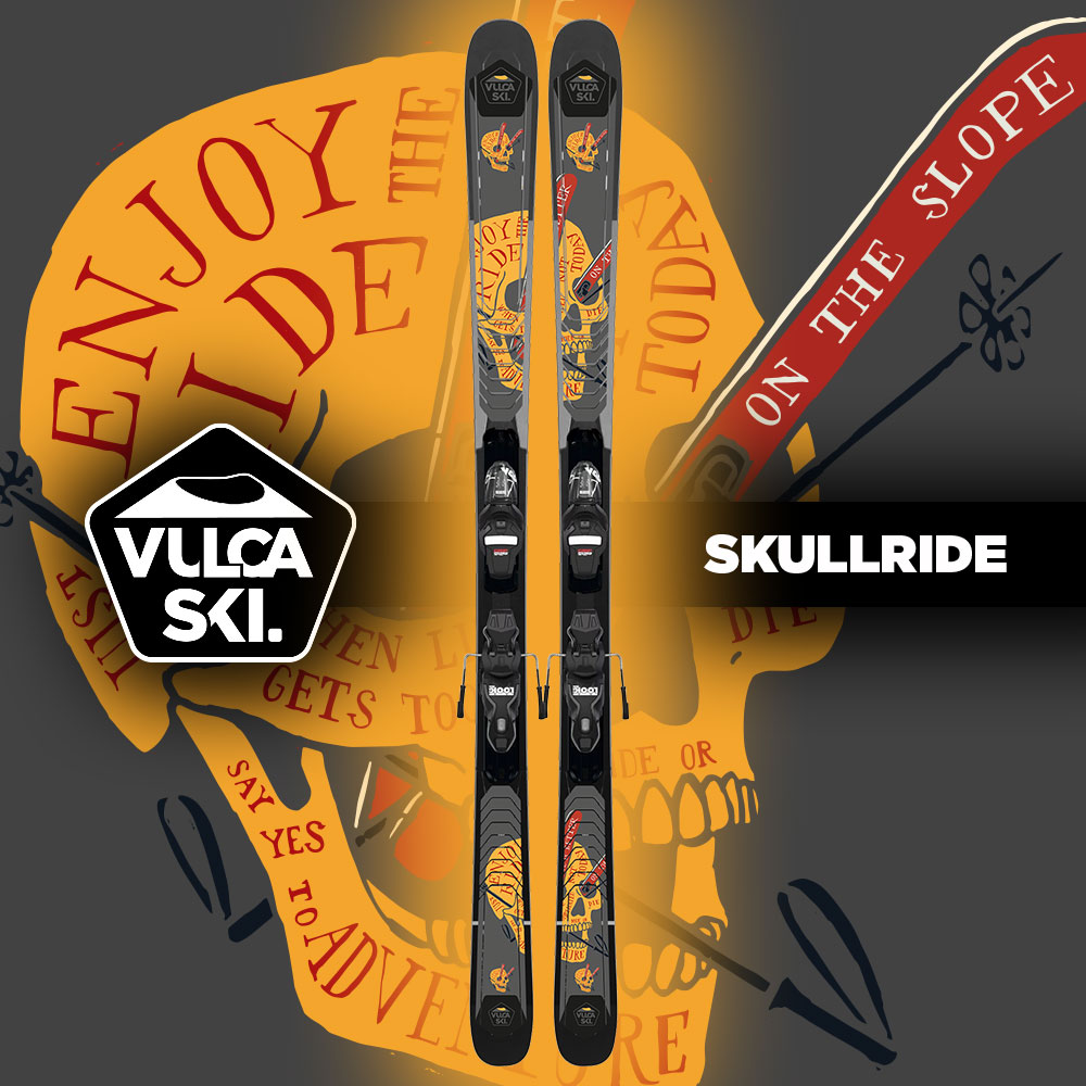 Kit Déco Ski VULCASKI ARTSPEED SkullRide 2023