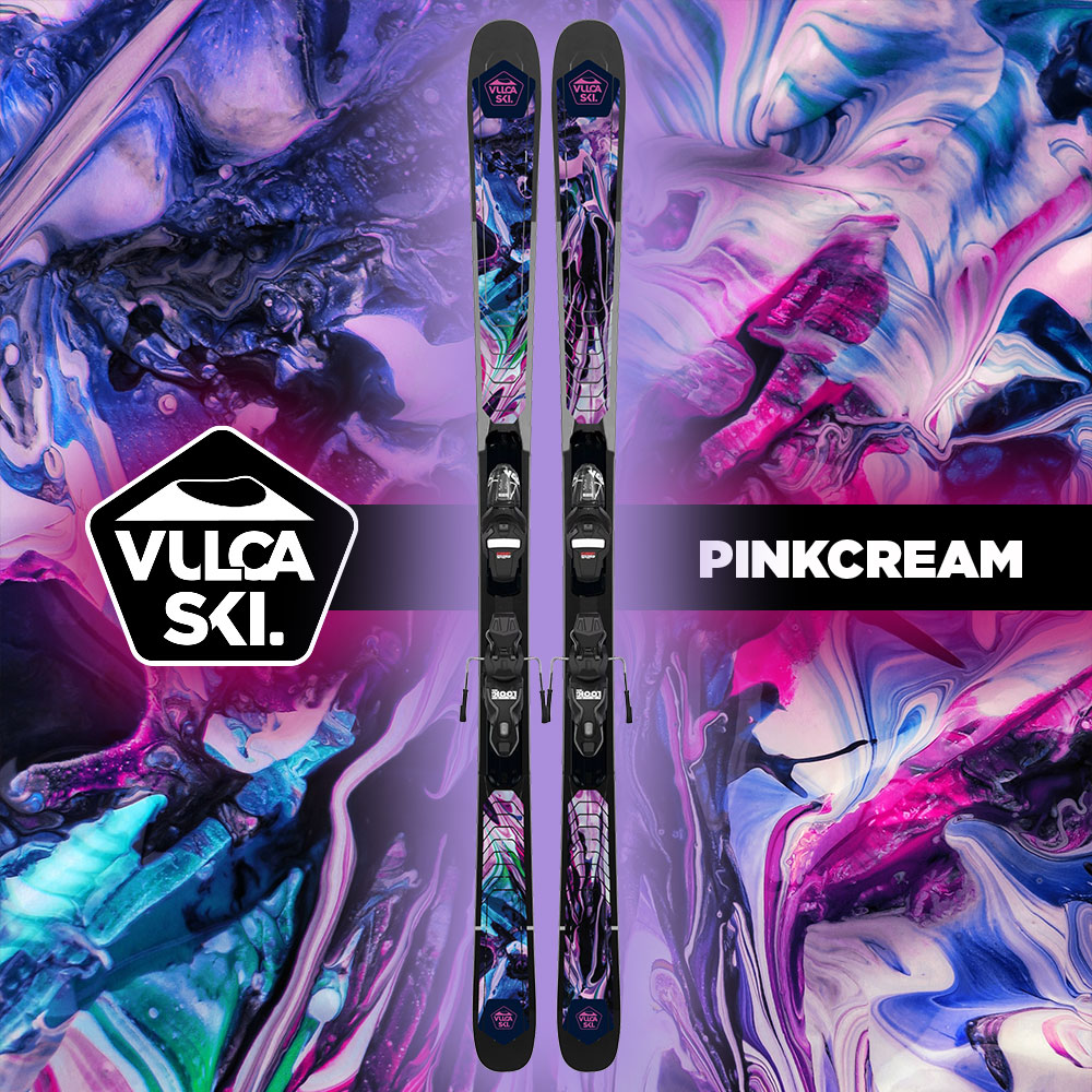 Kit Déco Ski VULCASKI SNOWBLAST PinkCream 2023